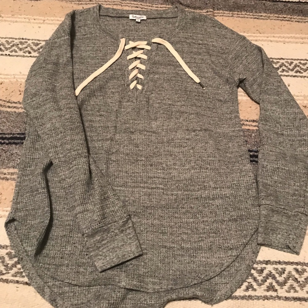 NWOT Anthropologie Splendid brand Thermal Henley
